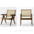 Desen chair solid wood rattan armchair dining chair